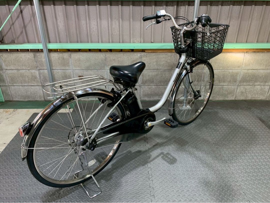 電動自転車　パナソニック　ビビDX 26インチ シルバー　№6114