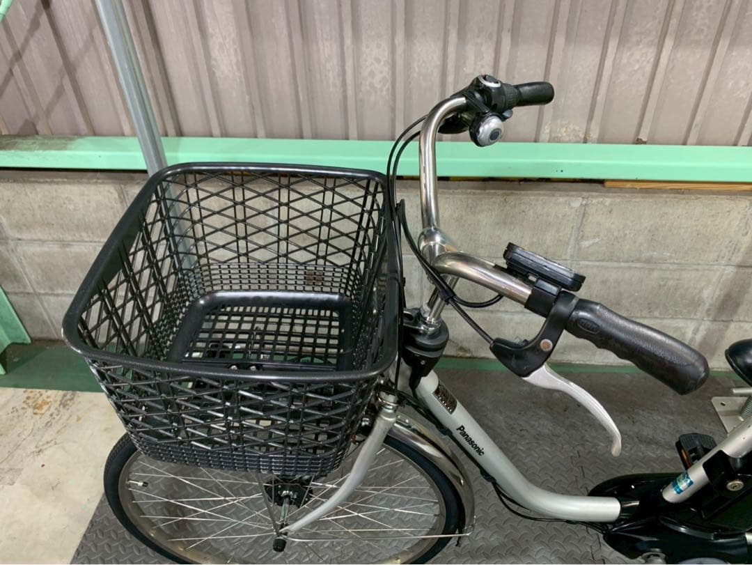 電動自転車　パナソニック　ビビDX 26インチ シルバー　№6114