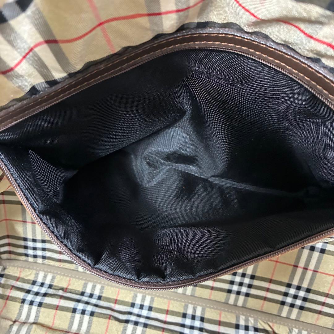 【未使用級】 バーバリーゴルフ ボストンバッグ 2way ブラウン ノバチェック