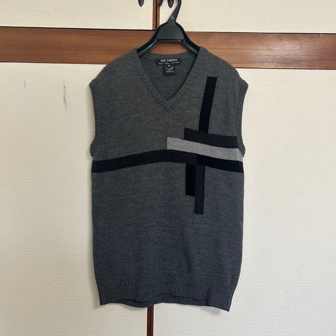希少 Raf Simons 2000-2001 a/w knit vest