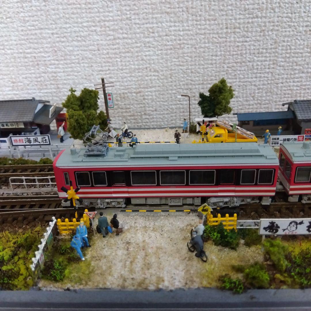 箱根登山鉄道ベルニナ号　鉄道模型　クリアケース付