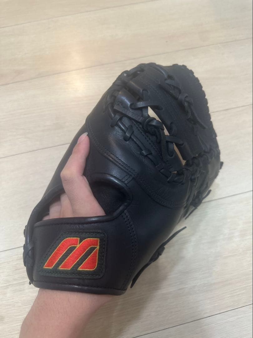 ミズノ ビューリーグ ファーストミット　軟式用　赤ビュー　ビックM 希少モデル