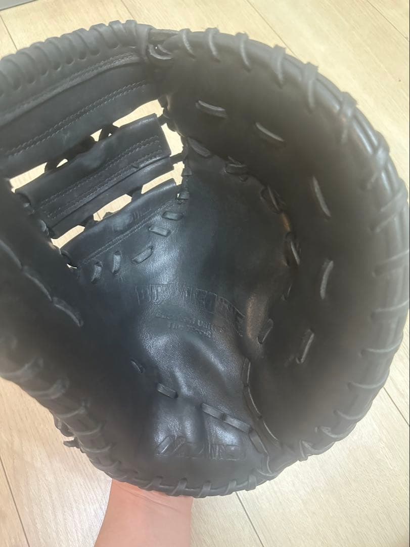 ミズノ ビューリーグ ファーストミット　軟式用　赤ビュー　ビックM 希少モデル