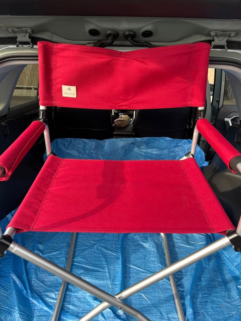  peak スノーピーク　FDフォールディングチェアワイド赤　4脚セット