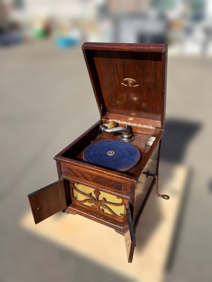 【希少】 蓄音機　GEAR&EAGLE No.55　アンティーク　レトロ　963