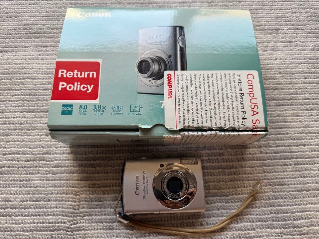 Canon PowerShot SD870 IS 本体