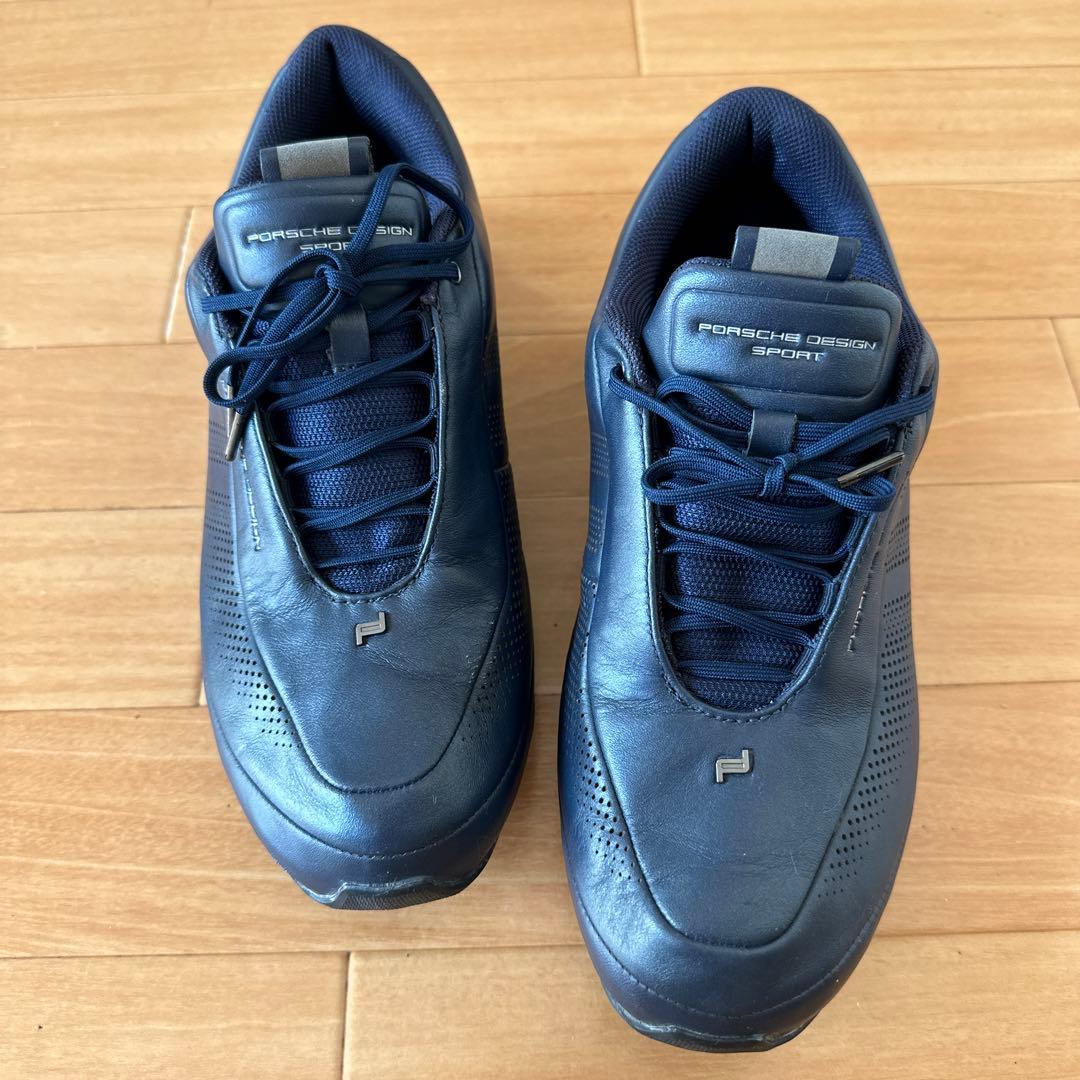 美品adidasコラボPorsche Design スポーツシューズ ネイビー