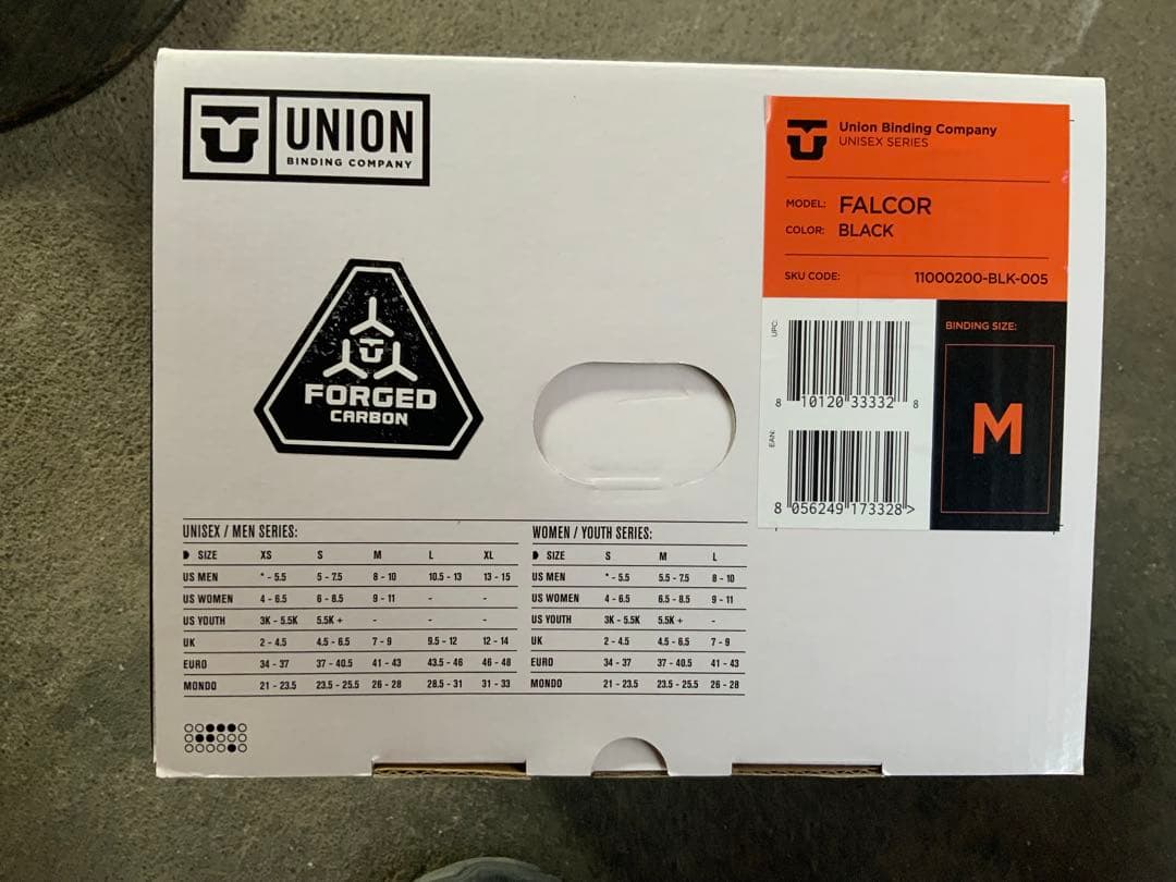 25-26 UNION FALCOR ビンディング Travis