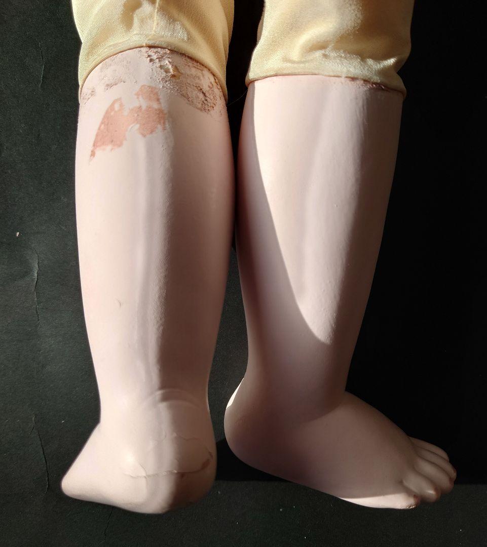 大正期　光龍斎　人毛張替え+修復　15号52cm お着物お任せ　お人形だけでも可