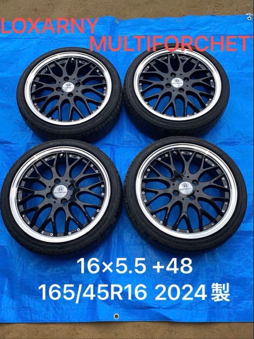 ロックサーニ　マルチフォルケッ タ　16×5.5J +48 165/45R16