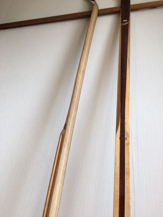 昭和？の木製スキー なんと新品！未使用！