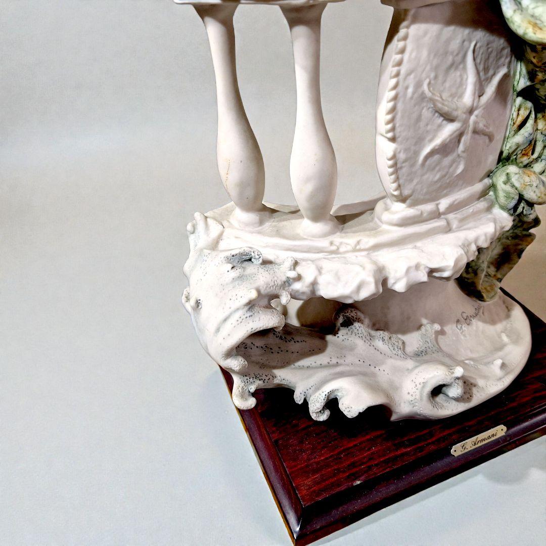 G Armani 1985 大型フィギュリン 女性像 Florence 傘欠け