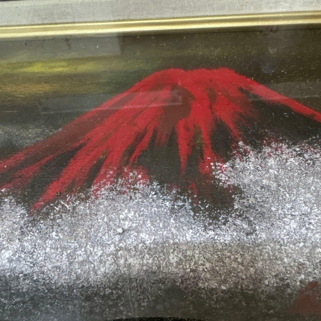 油絵SM 赤富士　新品未使用