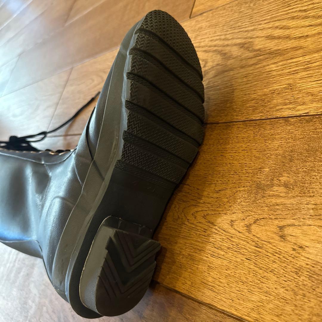 HUNTER ブラック ロングブーツ　UK6サイズ