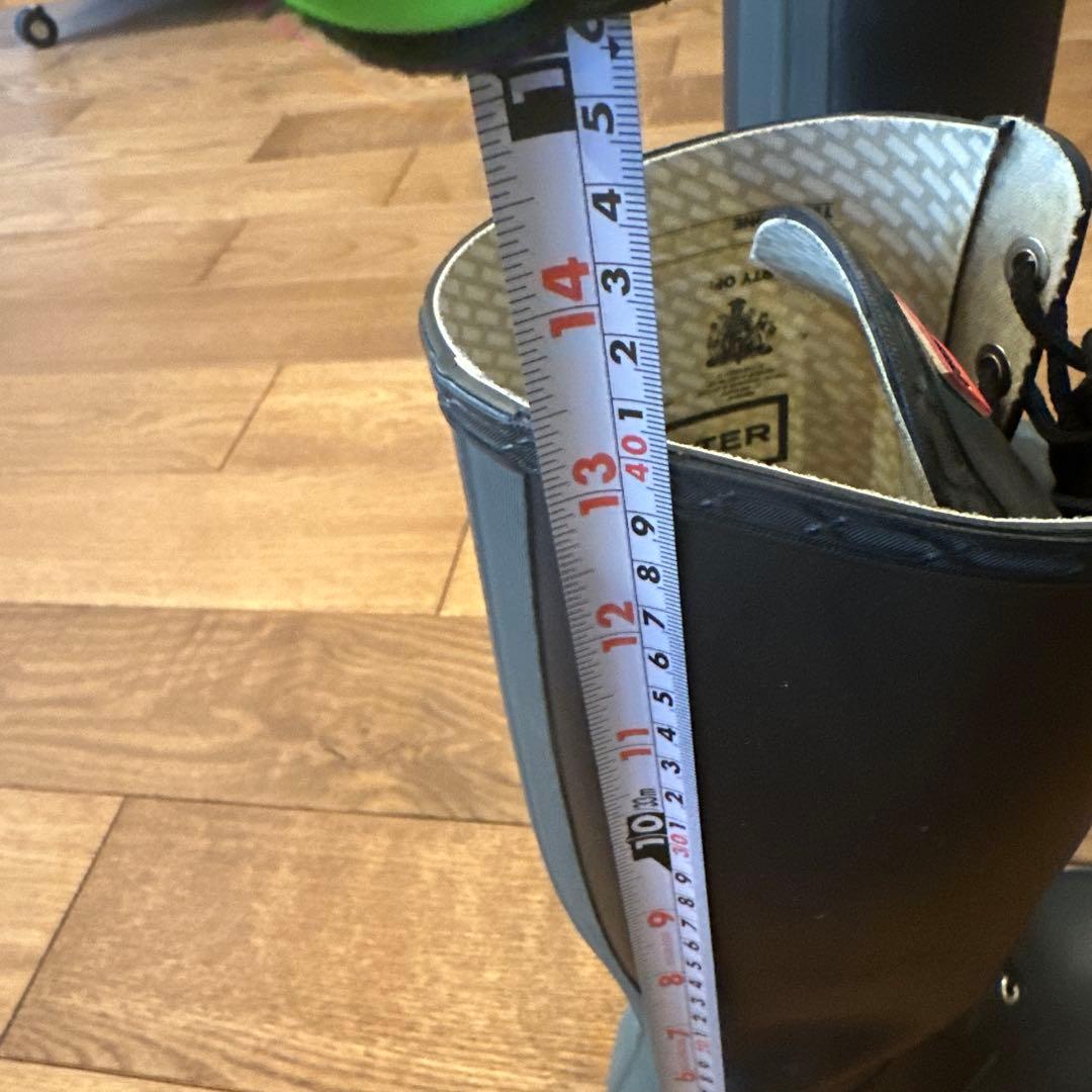 HUNTER ブラック ロングブーツ　UK6サイズ