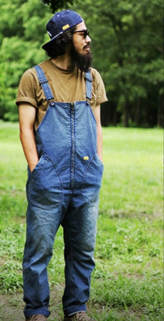 NATAL DESIGN デニムオーバーオール&キャップ