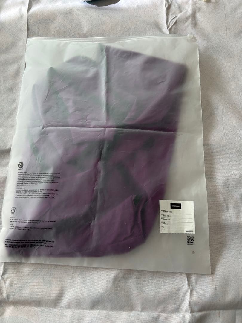 DESCENDANT 2025 ショルダーバッグ　パープル