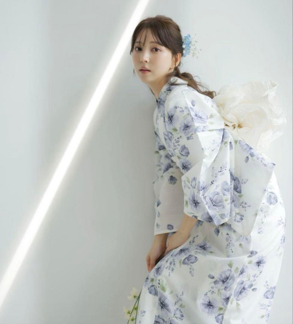 Dita 浴衣 水彩の雪月花(涼)