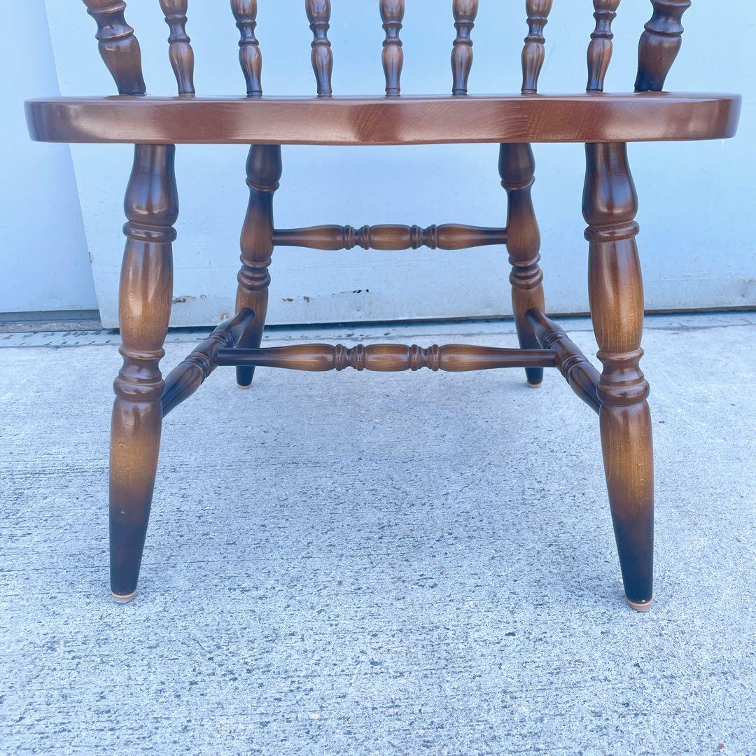 【送料込】飛騨産業 キツツキ アンティーク ウィンザーチェア アームチェア③