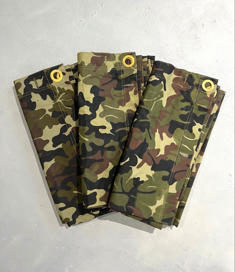 ルーマニア軍幕　デッド 希少 リーフカモ デットストック M47 3枚セット