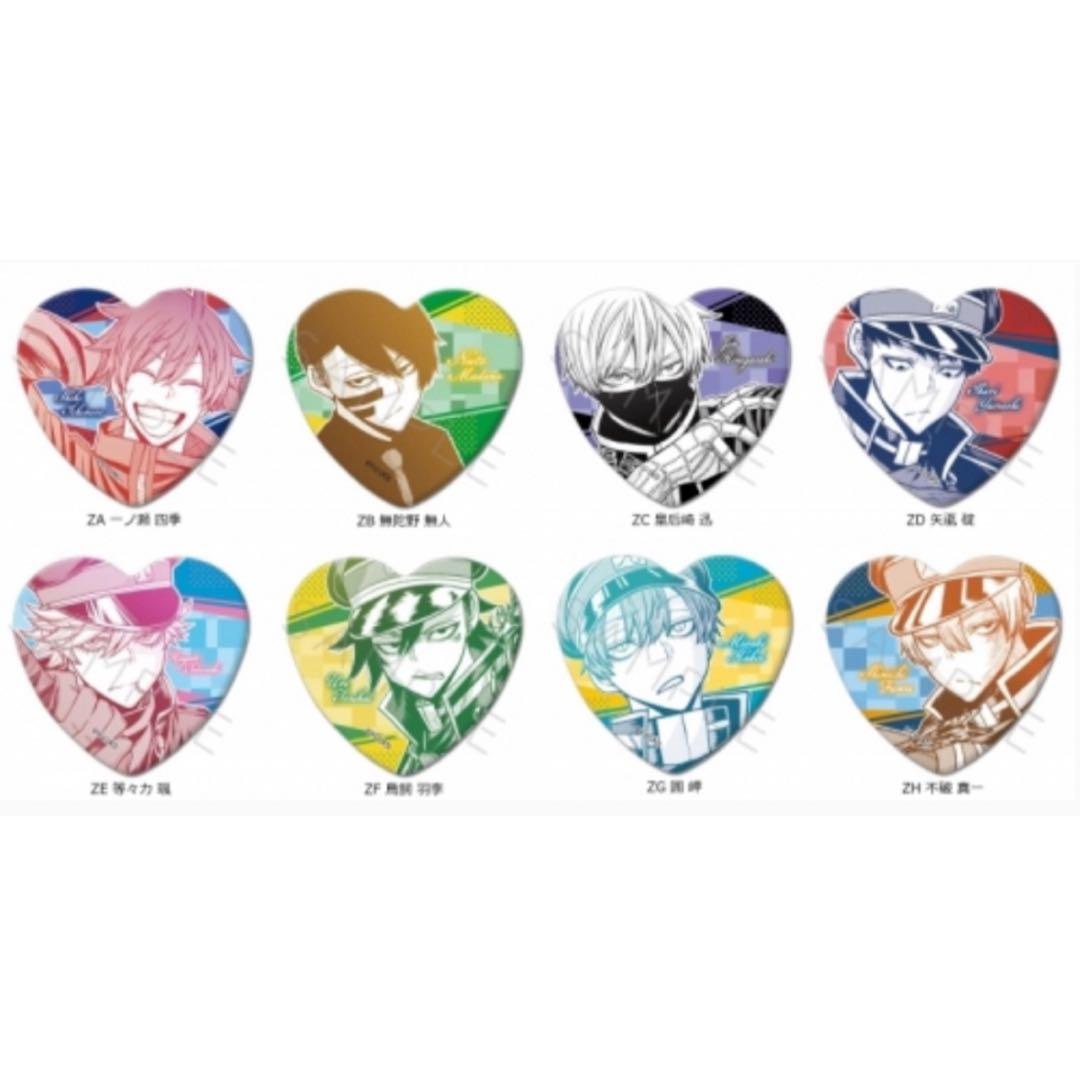 桃源暗鬼　マズル　ホログラム缶バッジ　vol.2 アニメイト　ハート缶バッジ