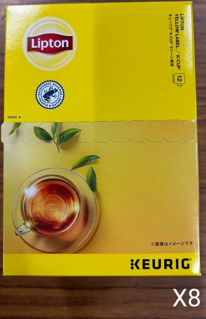 超お得商品～キューリグkカップ　リプトンイエローラベル　8箱セット