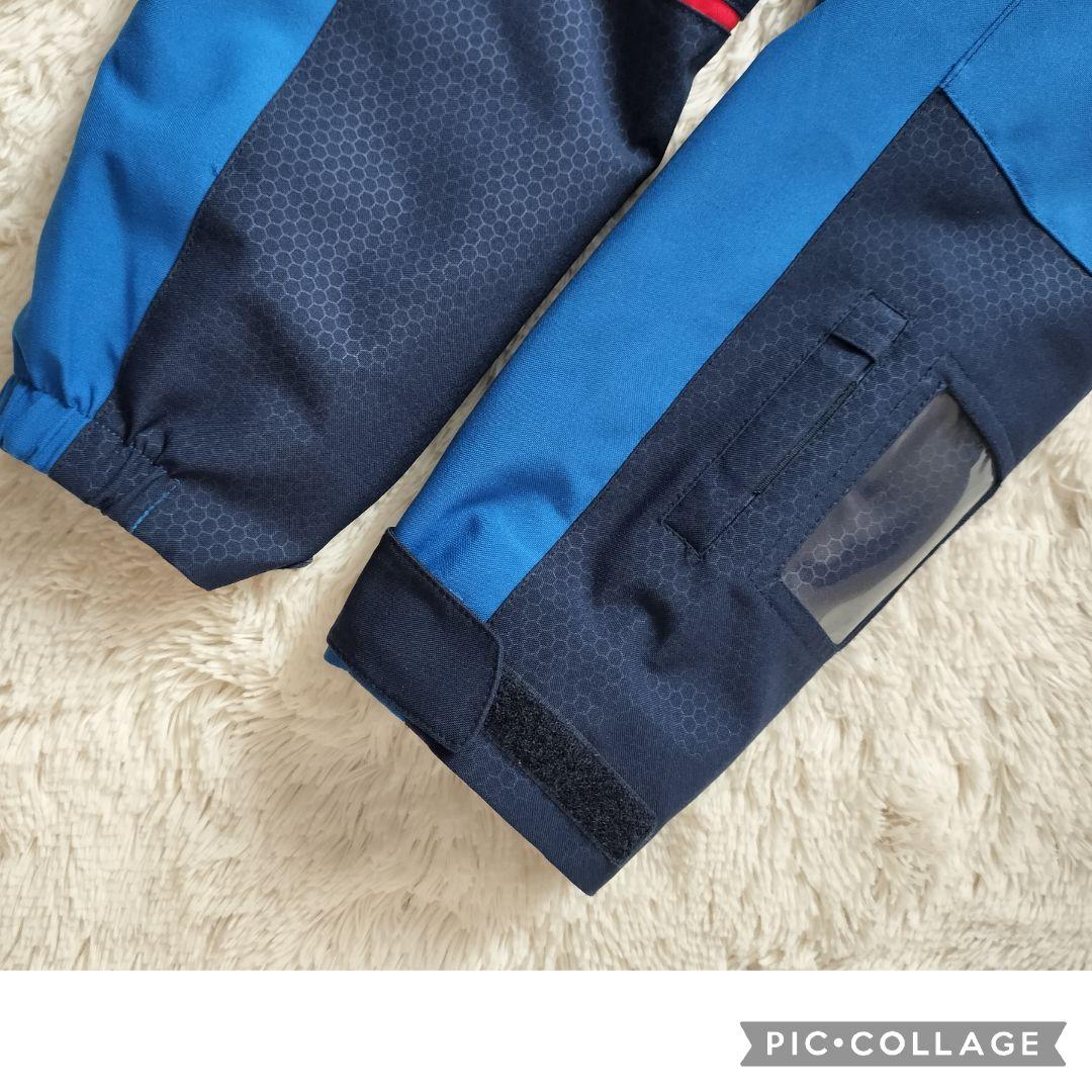 極美品 PHENIX フェニックス スキーウェア 上下 160 青×赤 ジュニア