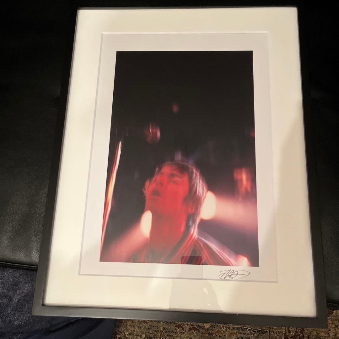 値下げ　オアシス　直筆サインデニスモリス リアム オリジナルプリントOASIS