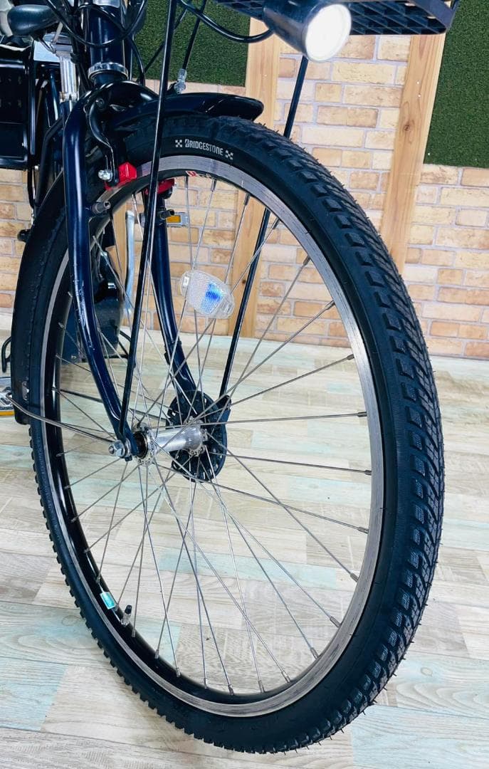 26インチ 低価格モデル　ブリヂストン　子供乗せ電動アシスト自転車 H2146