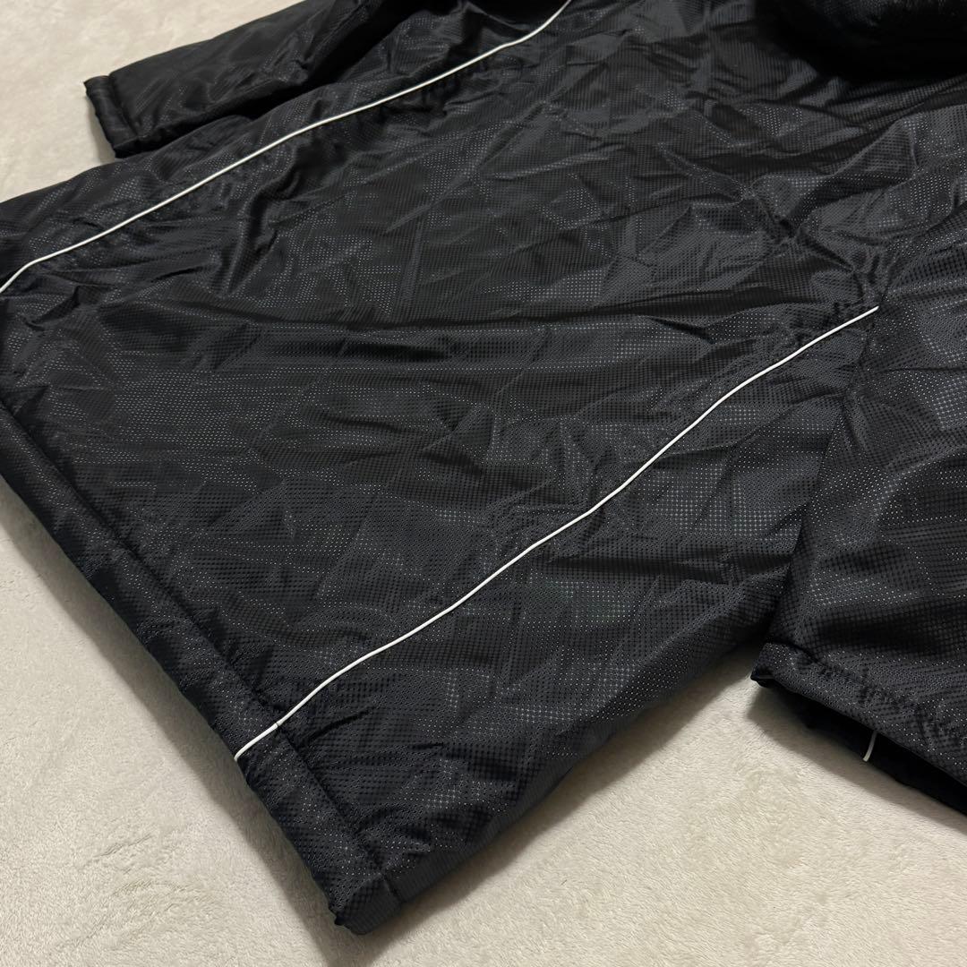 美品　ミズノ　ベンチコート　阪神ダイガースロゴ刺繍　黒　L