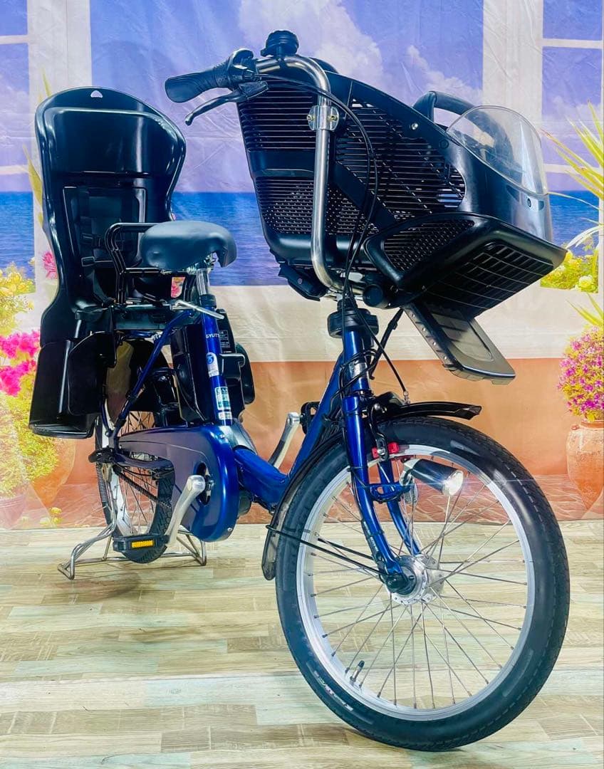 週末限定！パナソニックギュット⭐️13AH！子供乗せ電動アシスト自転車Y3261