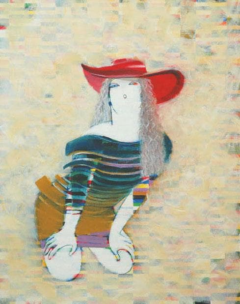 油絵 絵 絵画 インテリア F6-050213 人物 女性像