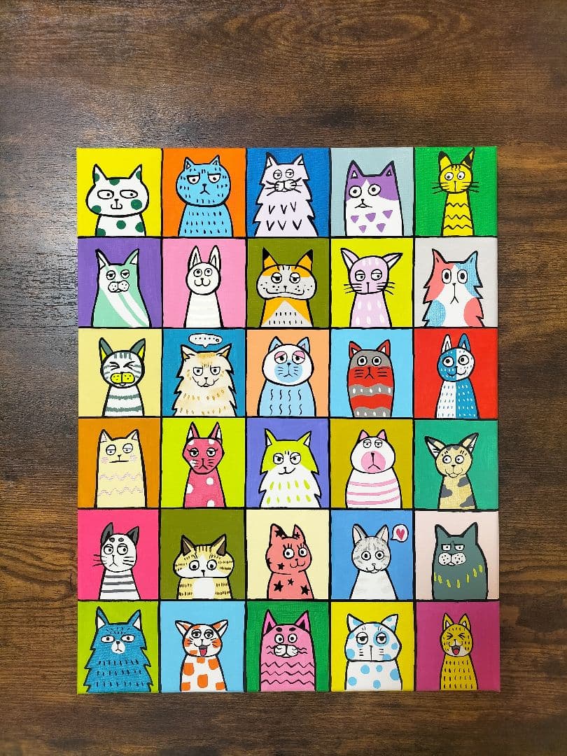 さとみん様　F6 原画　アクリル画