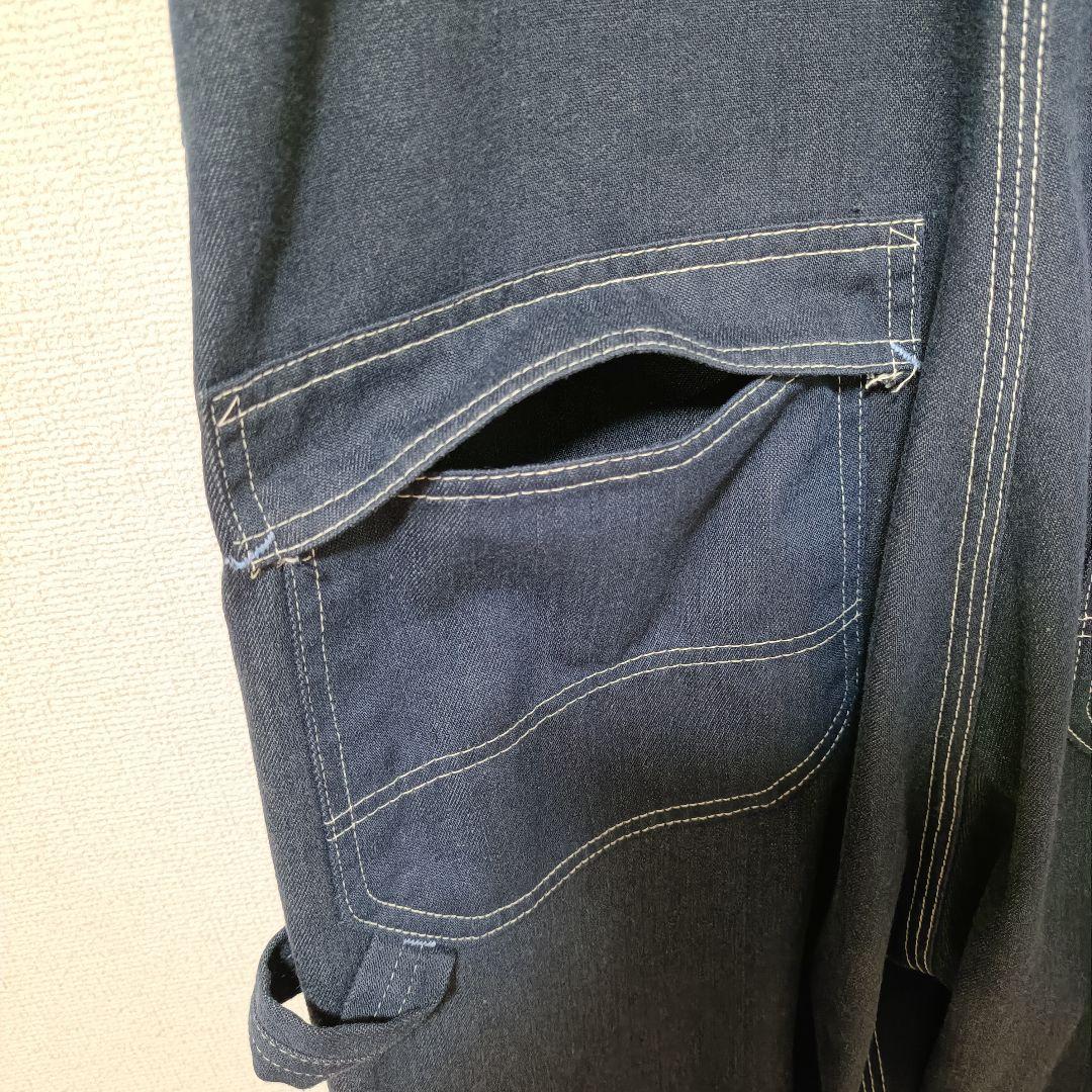60s-70s Sears Tradewear デニムオーバーオール 濃紺