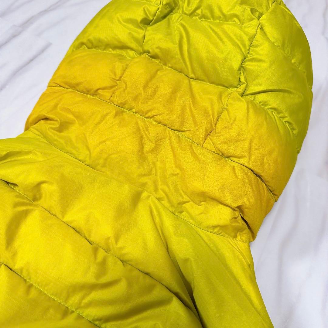 モンベル コロラドパーカ リバーシブルダウンジャケット 紺×黄 メンズS