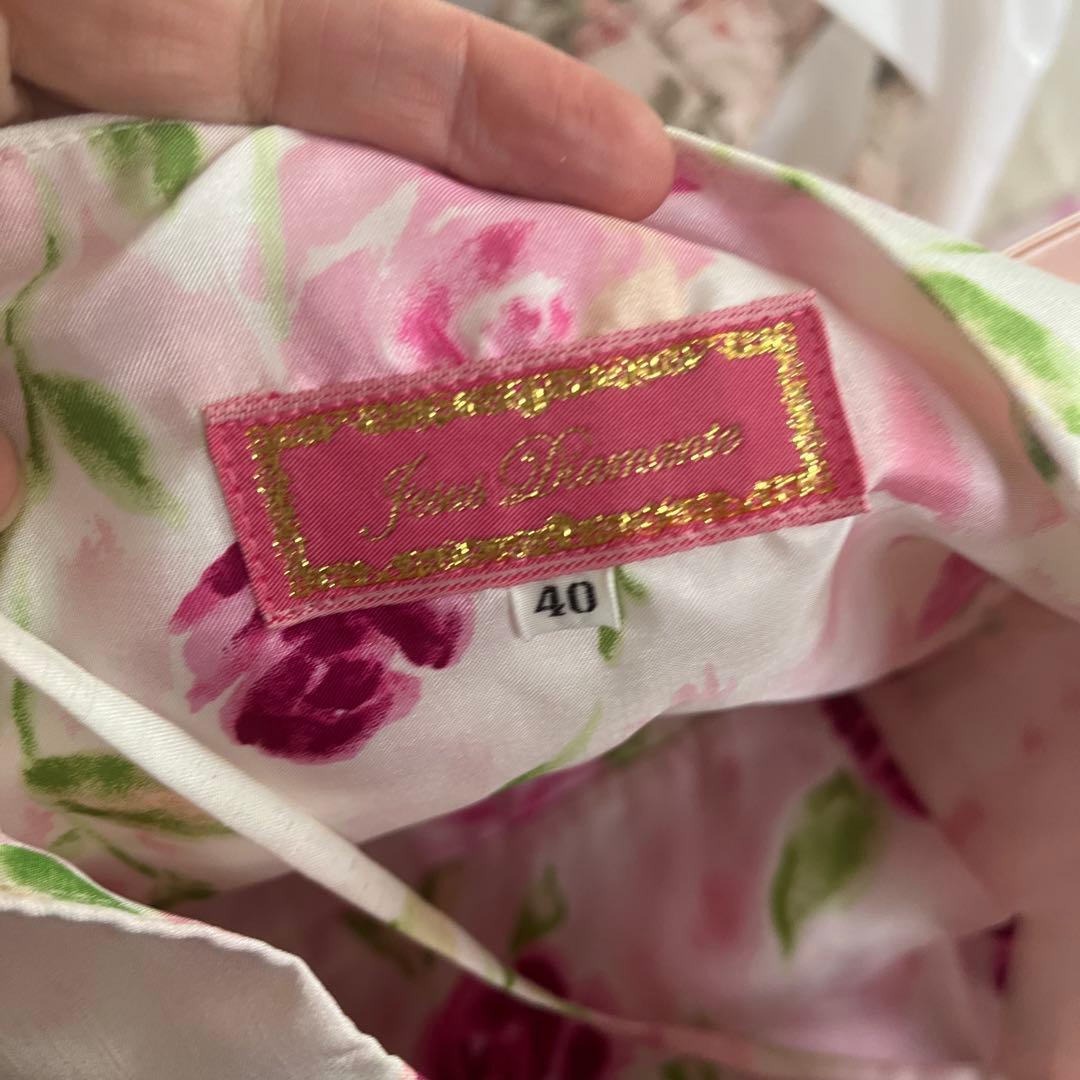 ジーザスディアマンテ ヴィクトリアワンピ　薔薇　リボン