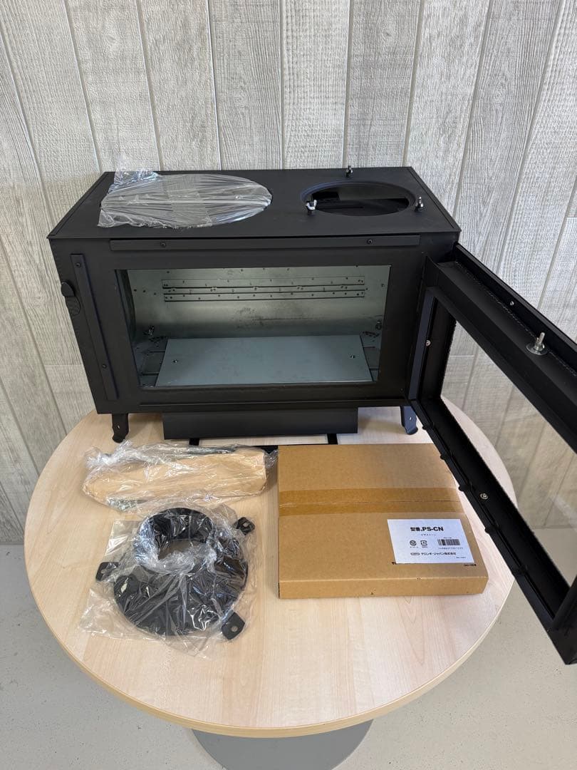 ロマンチカル 薪ストーブ 新保製作所 煙突上出し 脚長さん ピザオーブン