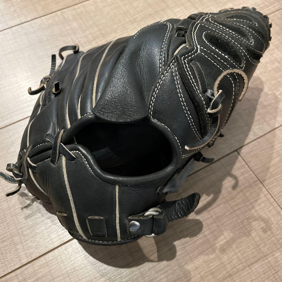 Mizuno プロフェッショナル ブラックグローブ 右投げ用 ピッチャーグローブ