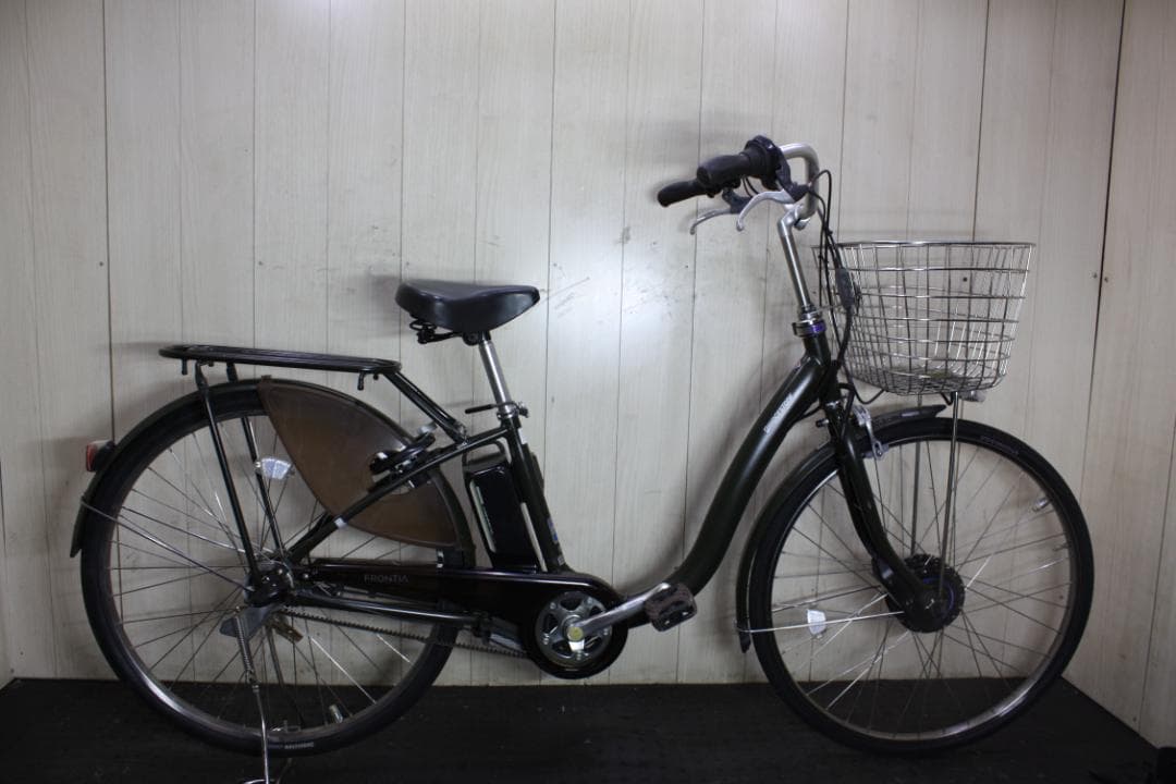 ブリヂストンフロンティアロング F6LB47 8AH 26インチ 3段LED 緑