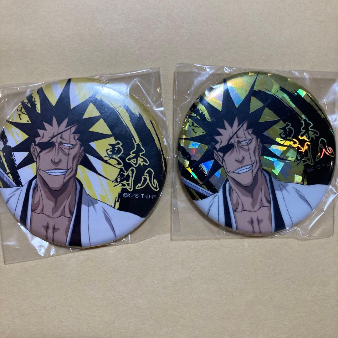 BLEACH 更木剣八　缶バッジ　HMV 2種