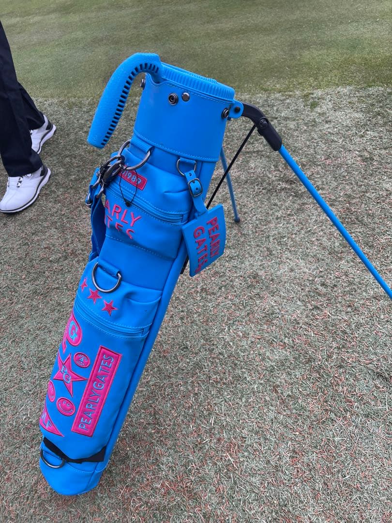 パーリーゲイツ　サブバッグ　ブルー