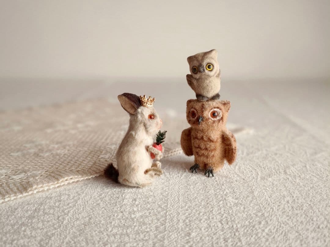 * vintage owls ❀ おちゃめな フクロウさん set