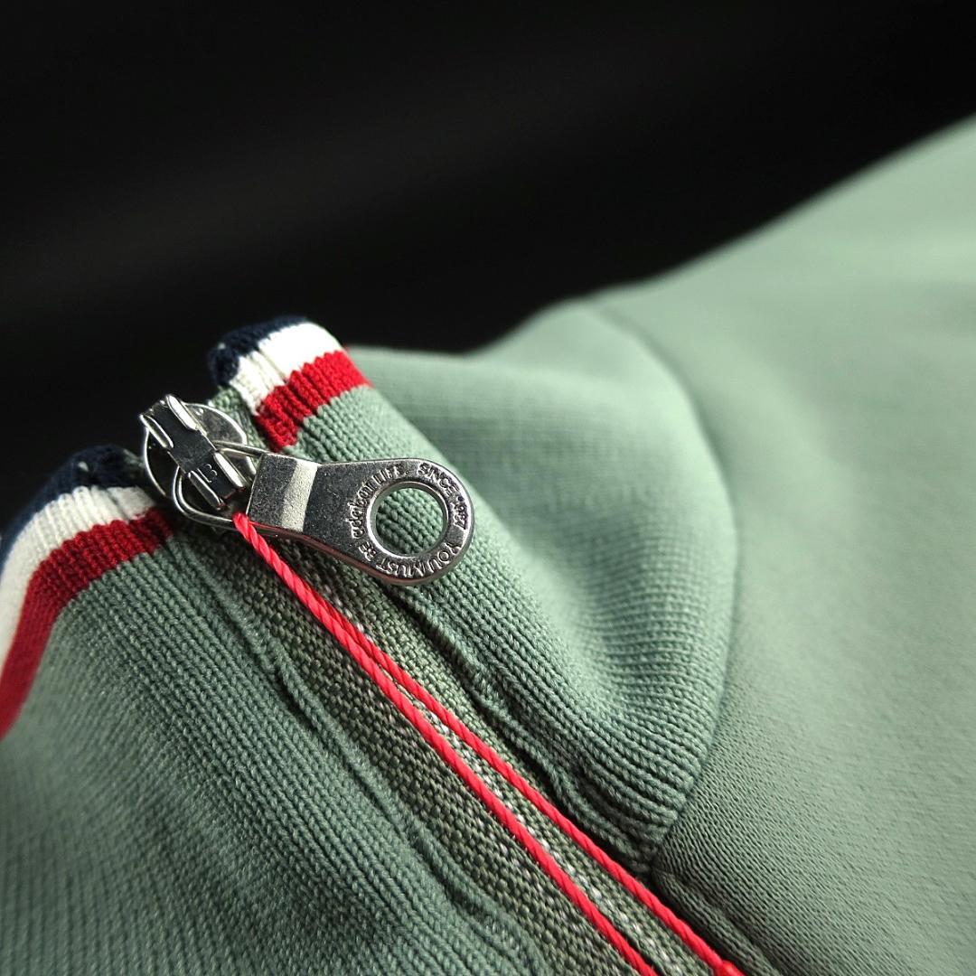 adabat 日本製 せとはるコラボ ハーフジッププルオーバー カーキ S