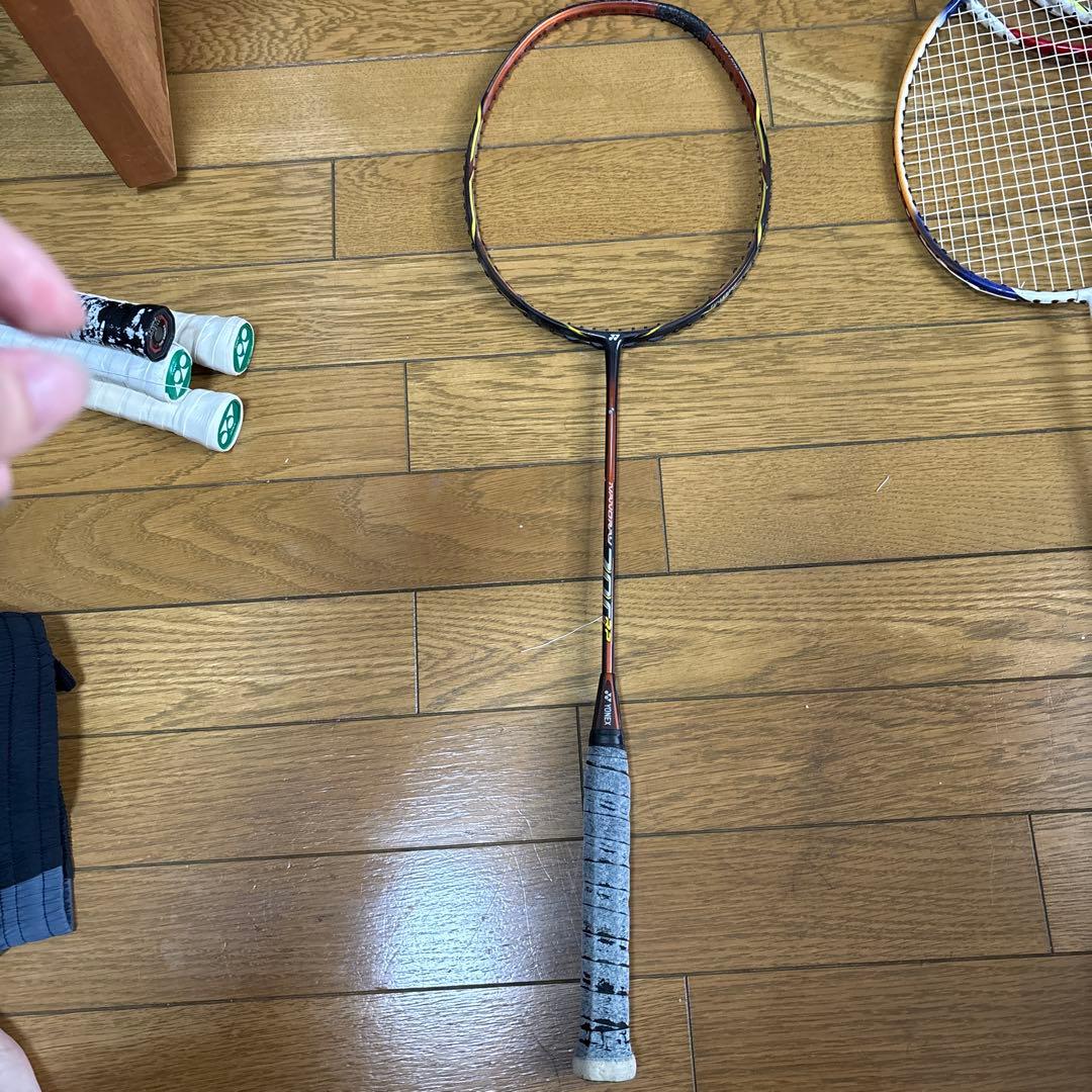 バドミントン ラケット 3点セット ※ジャンク品あり