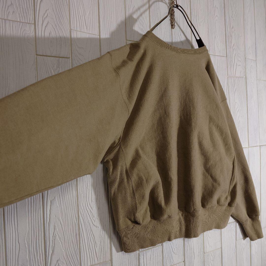 人気 チャンピオン リバースウィーブ スウェットトレーナー XL カーキ 古着