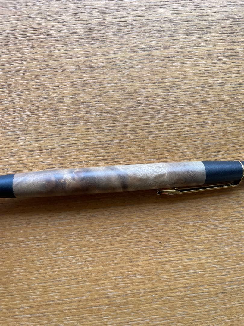 野原工芸　ボールペン　マーブルウッド　旧型