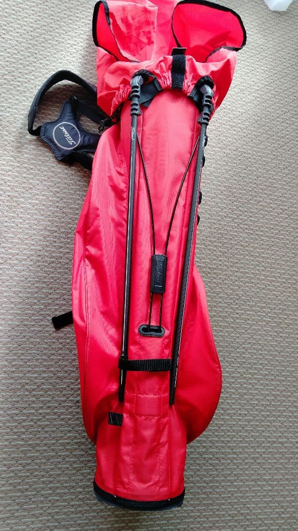 タイトリスト ゴルフキャディバッグ レッド