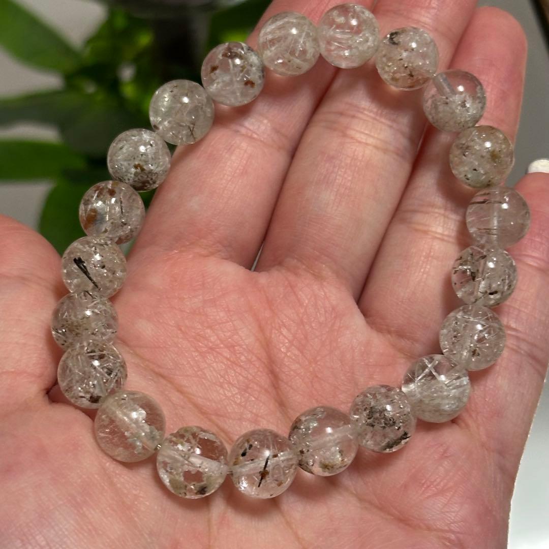 激レア 透明度高 ガーデン ルチルクォーツ 美しい 天然石 金運 財運 庭園水晶