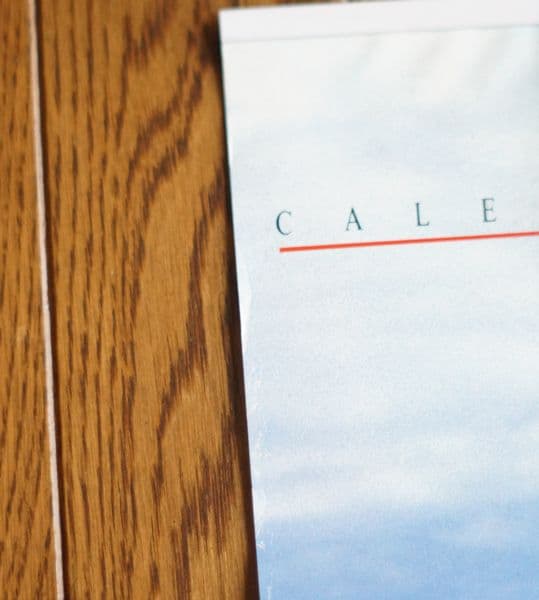 浅野ゆう子　立木義浩　撮影　1989年　カレンダー