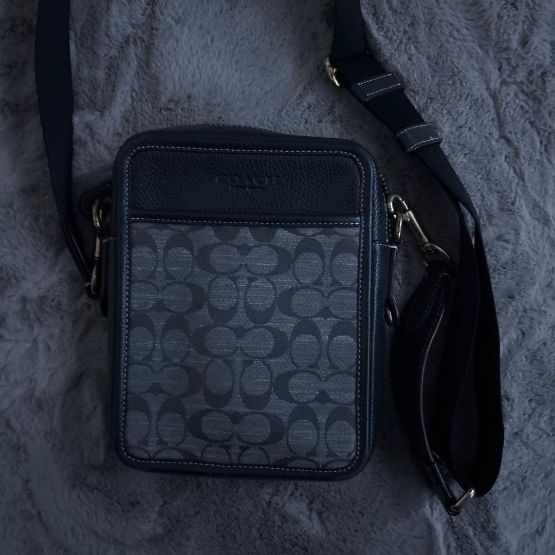 Coach ショルダーバッグ ダークグレー